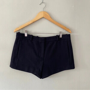 Joseph Navy Matt Shorts in Military Wool Size 40 = US 8